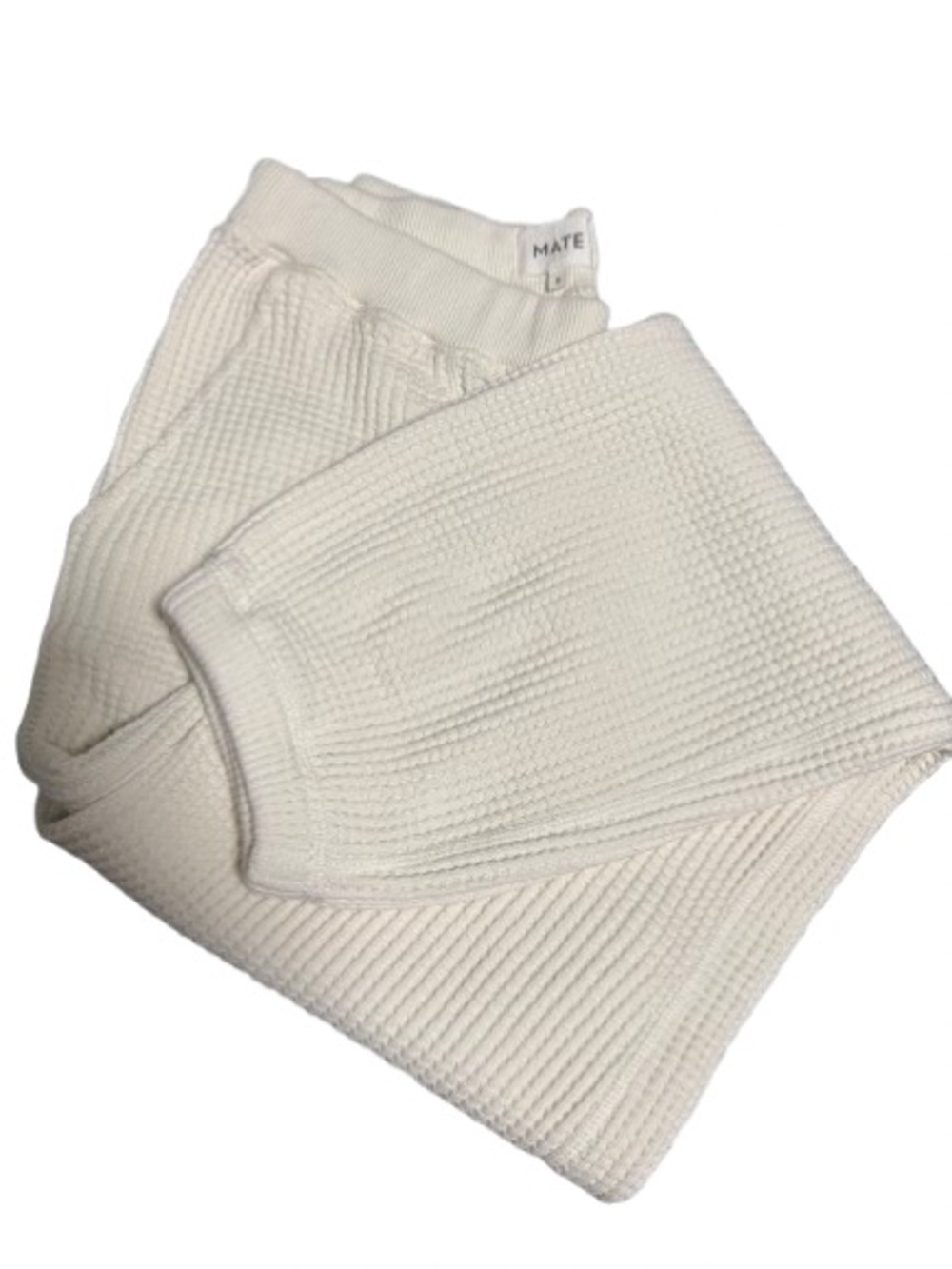 MATE The Label Organic Cotton Waffle Pant